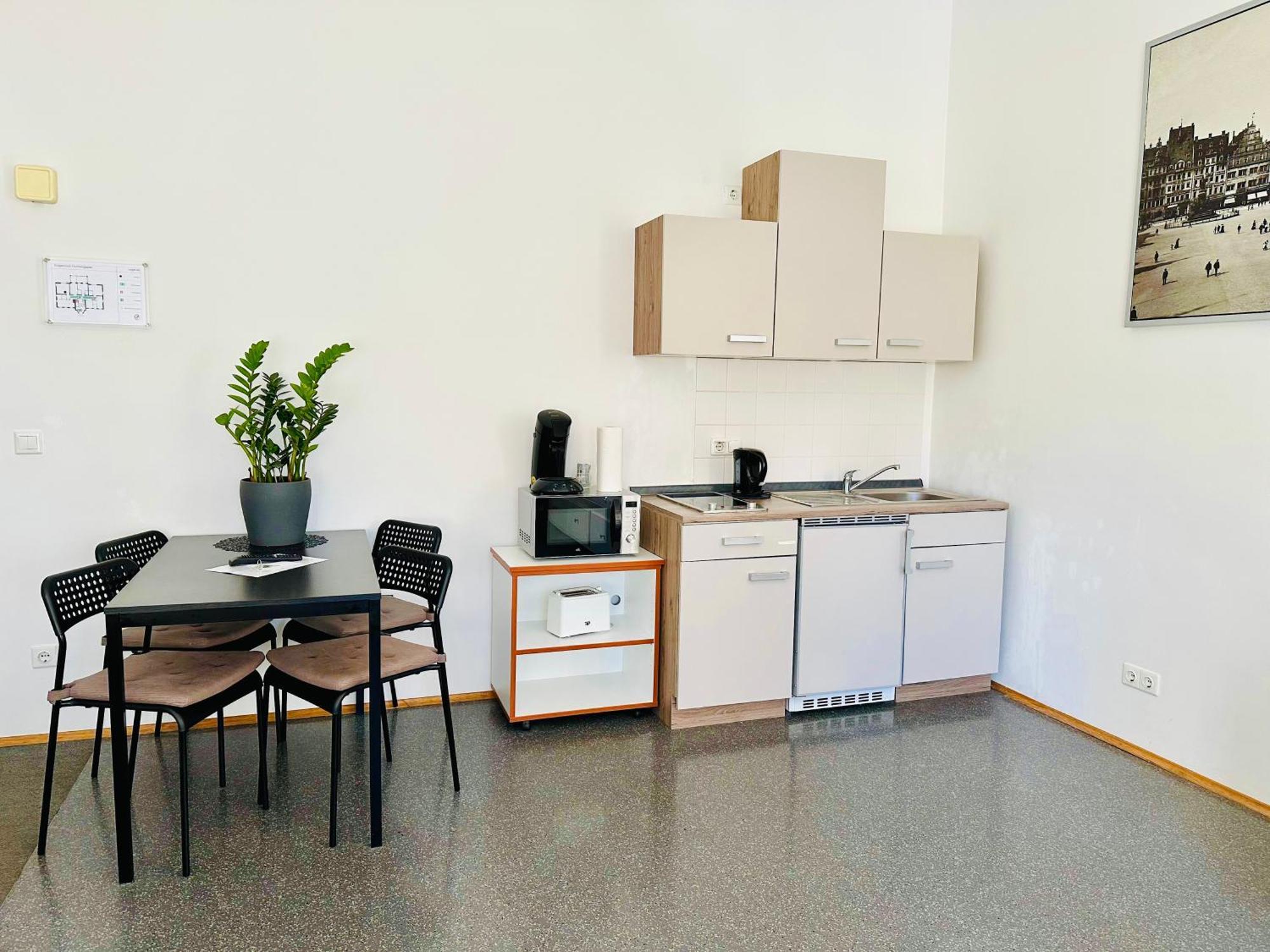 Ferienwohnungen Und Apartmenthaus Halle Saale - Villa Mathilda Dış mekan fotoğraf